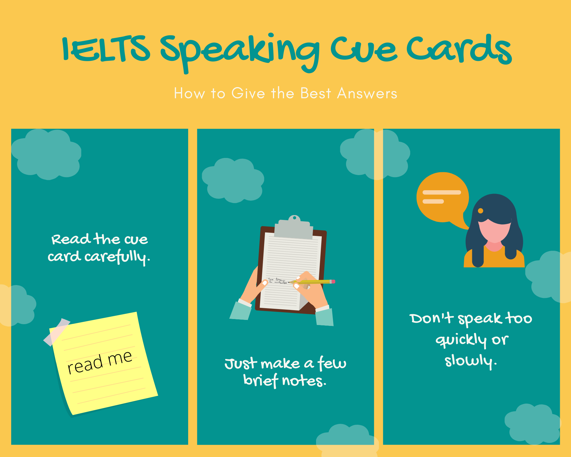 Cách nói lưu loát trong IELTS-Speaking Cue Cards