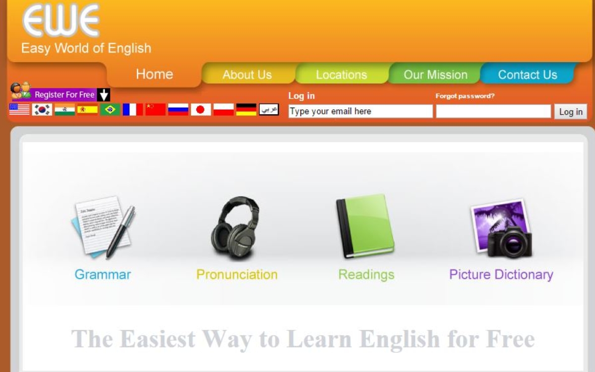 Luyện Speaking online với Easy World of English