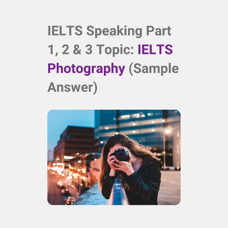 IELTS Photography