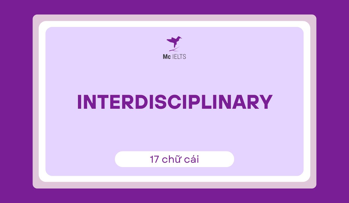 Interdisciplinary (17 chữ cái)