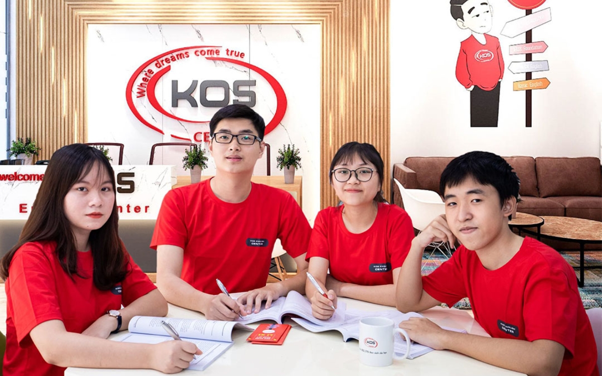 KOS English là địa chỉ học IELTS ở Hà Nội 