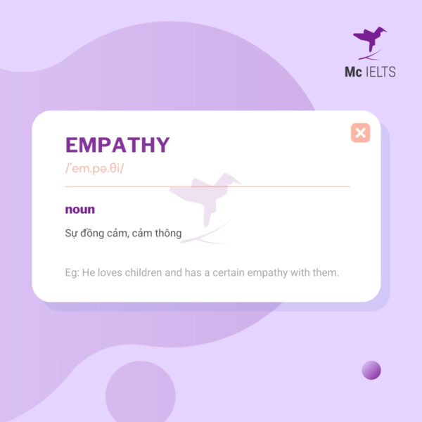 Vocabulary empathy - Topic Communication