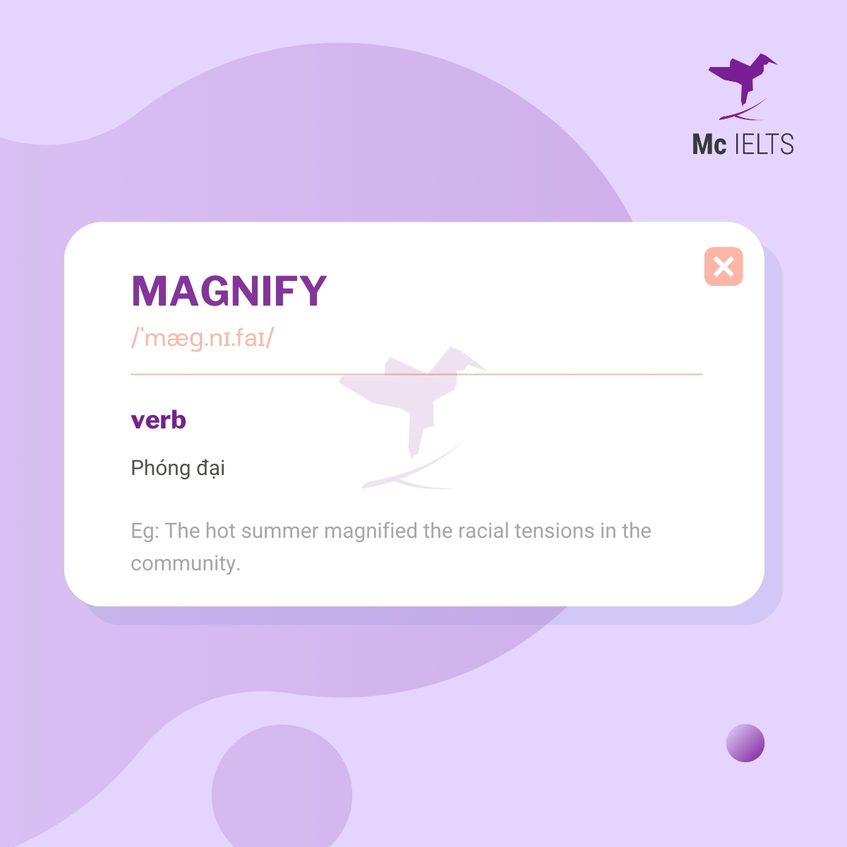 Vocabulary manify - Topic Competition