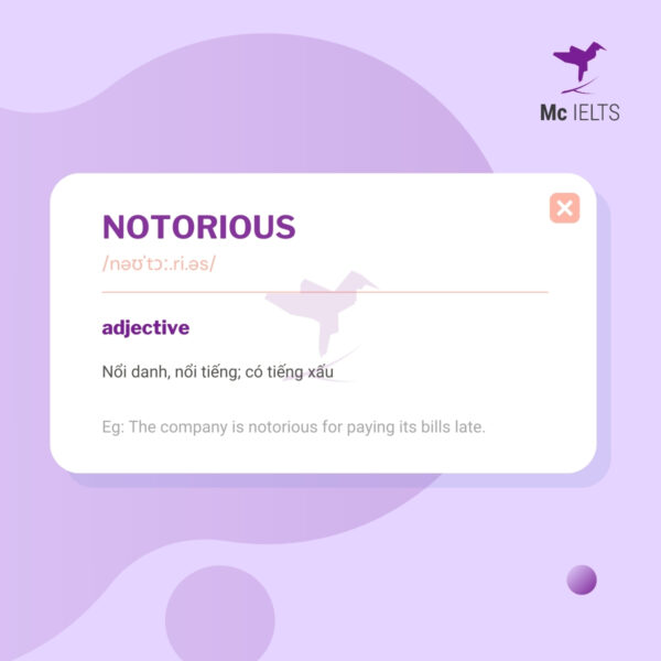 Vocabulary Notorious - Topic Traffic Jam