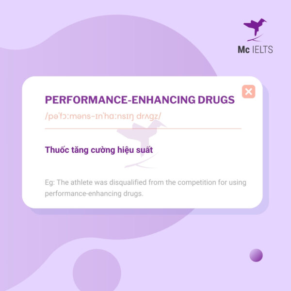 Vocabulary performance-enhancing drugs - Topic Competition