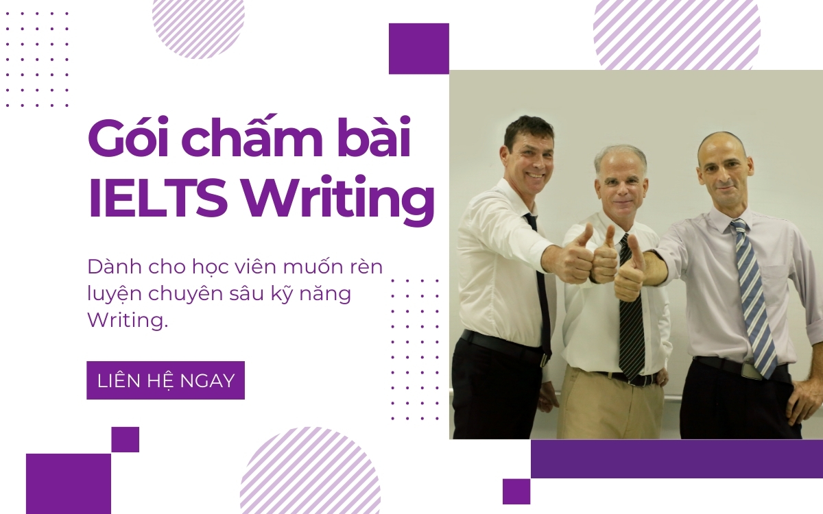 Gói chấm bài IELTS Writing uy tín tại Mc IELTS