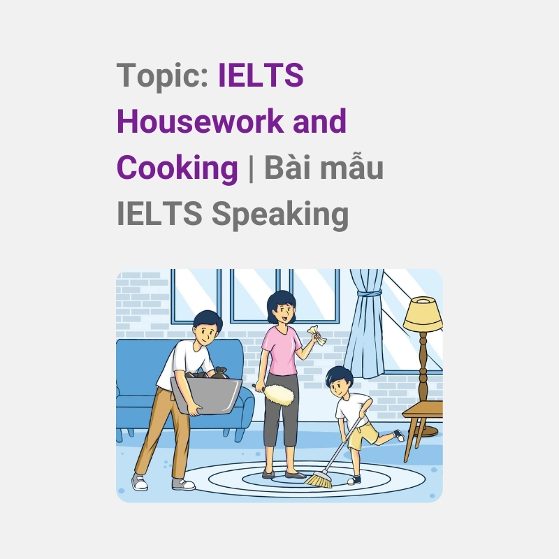 IELTS Housework and Cooking Speaking