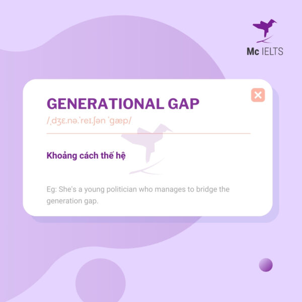 Vocabulary generational gap topic Decision Making