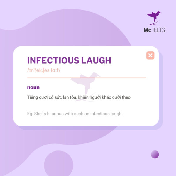 Vocabulary infectious laugh topic Friends