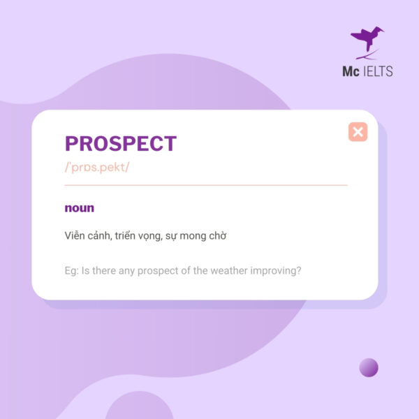 Vocabulary prospect topic Tell about childhood
