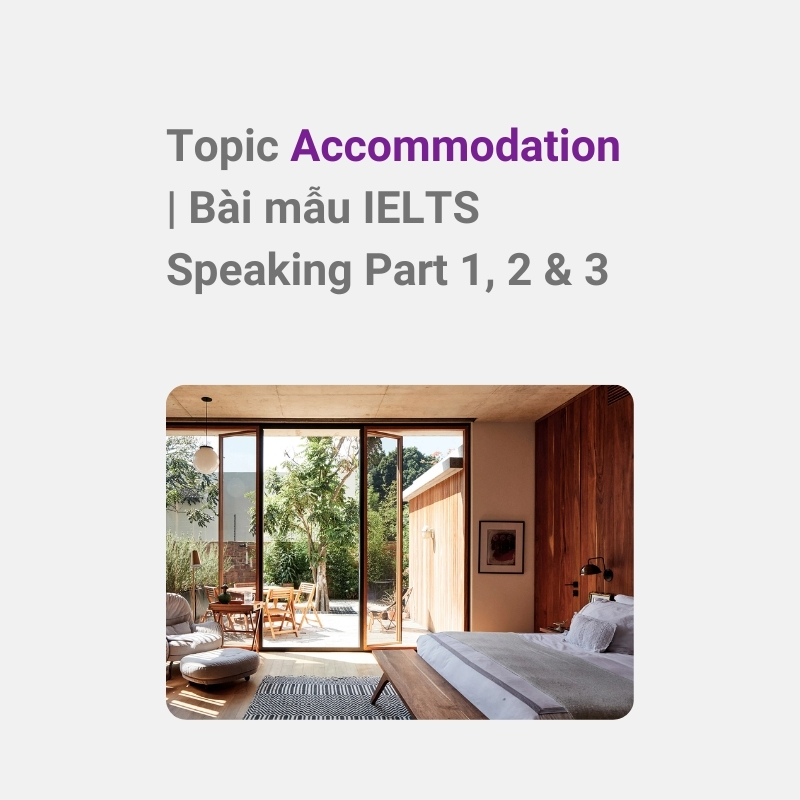 Accommodation IELTS Speaking