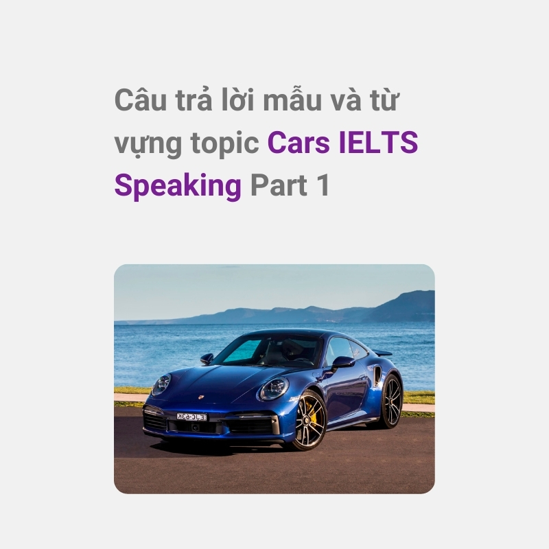 Cars IELTS Speaking