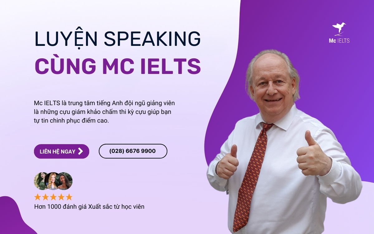 Tự tin ghi điểm cao IELTS Speaking cùng Mc IELTS