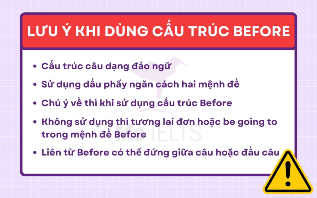 Cấu Trúc Before | Toàn Bộ Công Thức, Cách Sử Dụng & Bài Tập