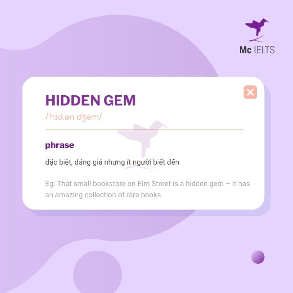 Vocabulary hidden gem topic Transportation