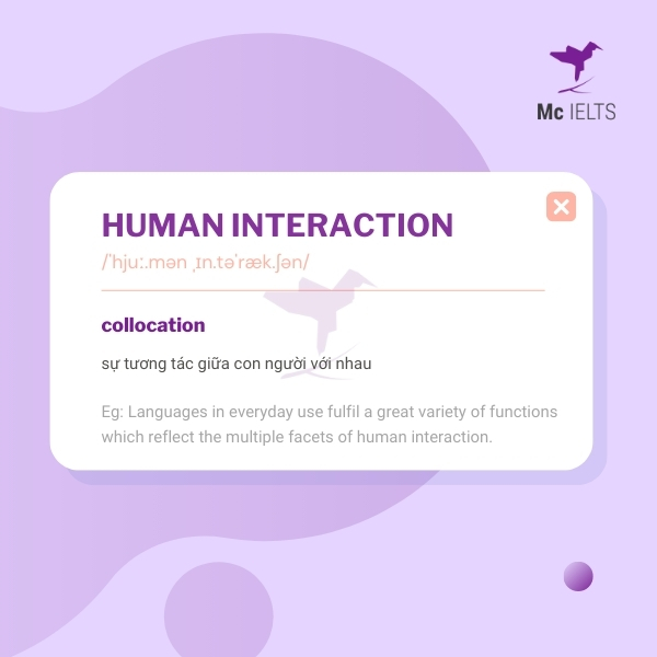 Vocabulary human interaction topic Technology