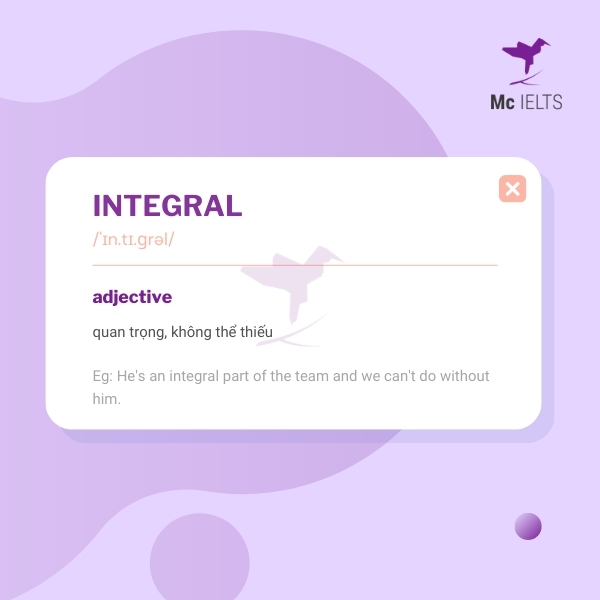 Vocabulary integral topic Technology