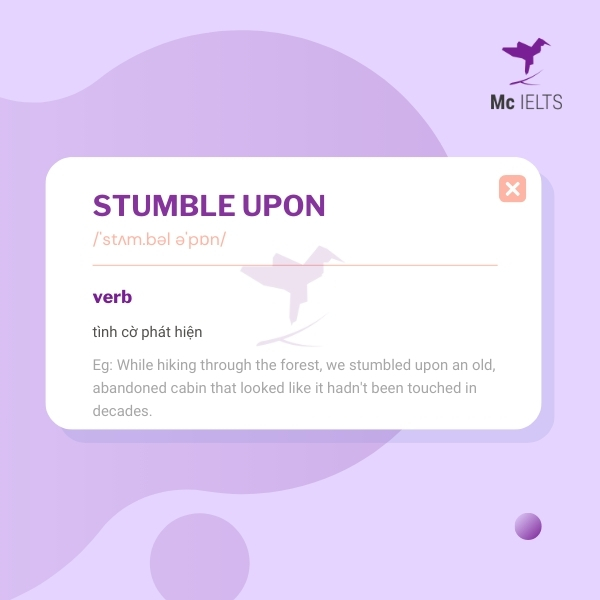 Vocabulary stumble upon topic Leisure time