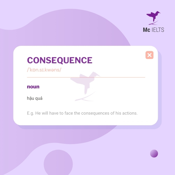 Vocabulary consequence topic History