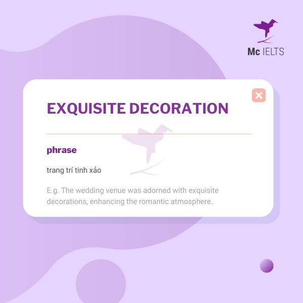 Vocabulary exquisite decoration topic History