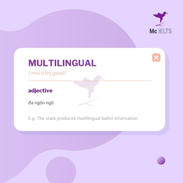 Vocabulary multilingual topic Language