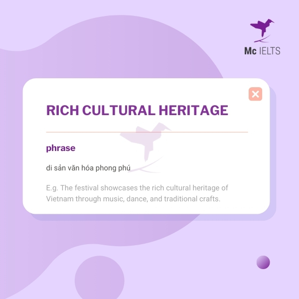 Vocabulary rich cultural heritage topic Small Business