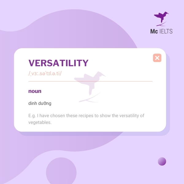 Vocabulary versatility topic Plants & Gardening