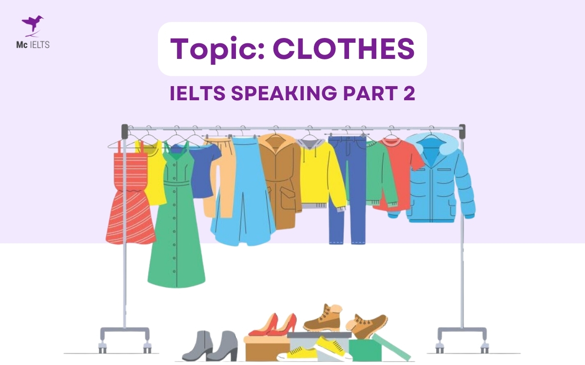 Sample answer topic Do you enjoy buying clothes IELTS