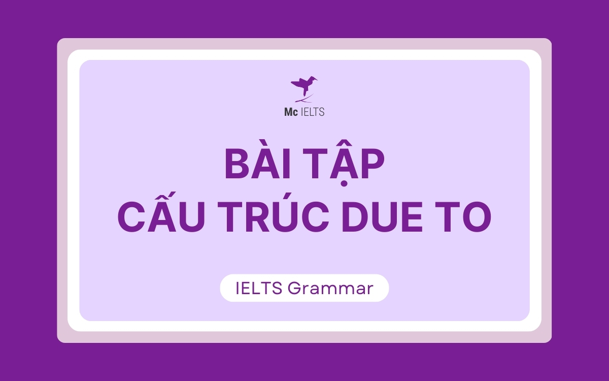 Due to bài tập