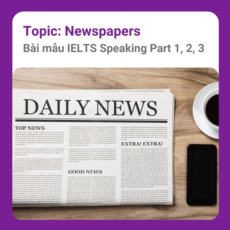 Newspaper topic in IELTS