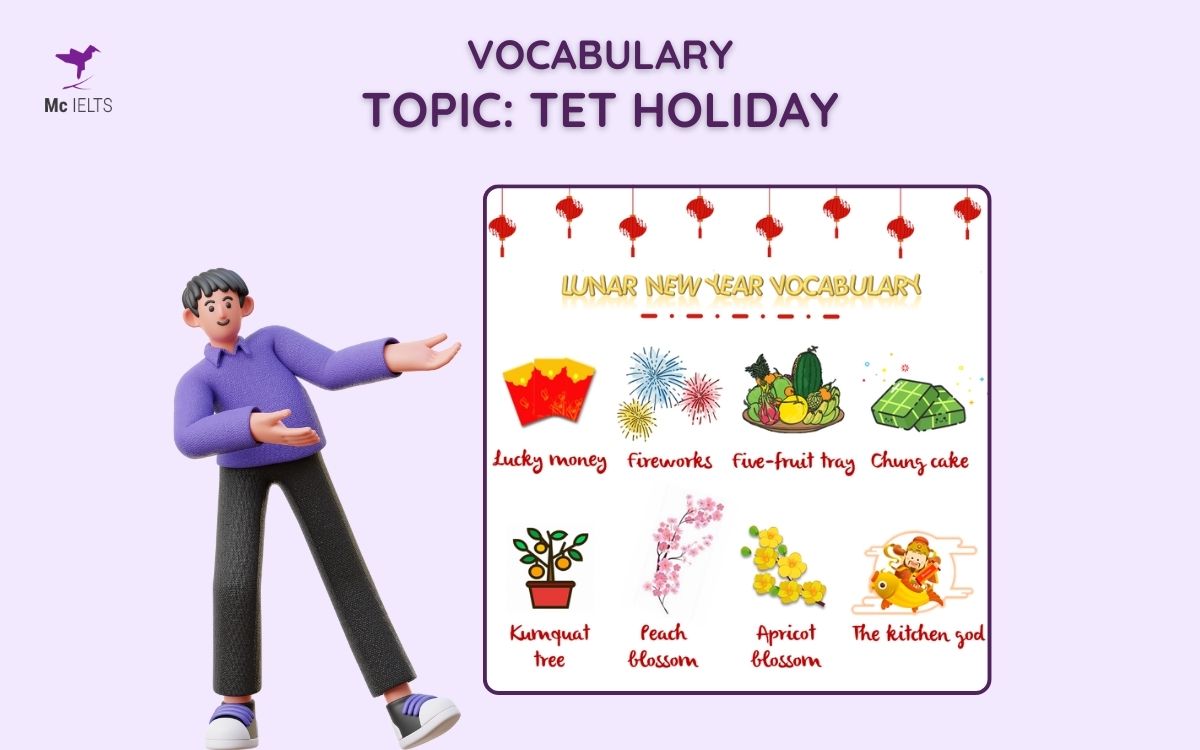 Vocab chủ đề Talk about your Tet holiday