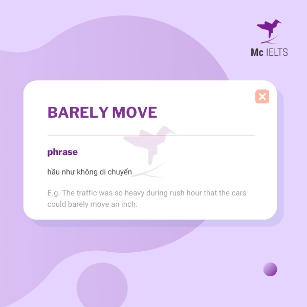 Vocabulary barely move topic Patience