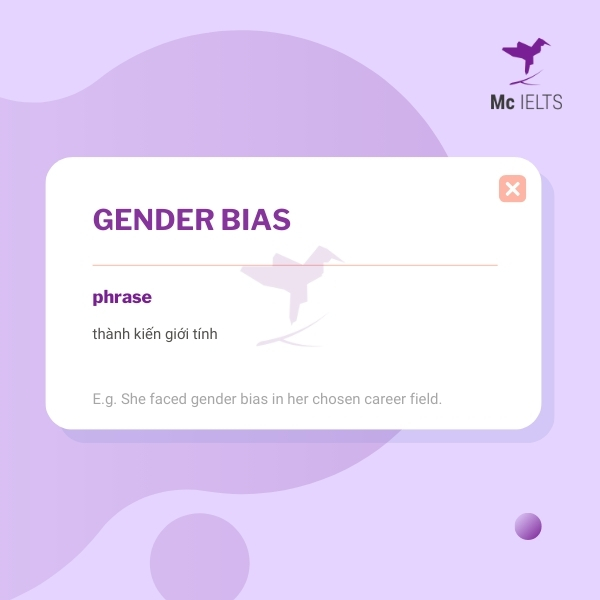 Vocabulary gender bias topic Children