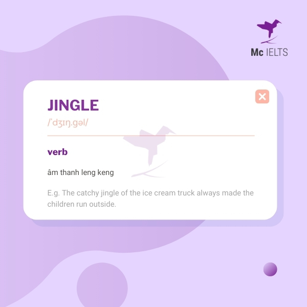 Vocabulary jingle topic Noise