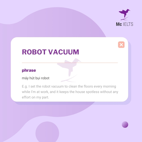 Vocabulary robot vacuum topic Invention