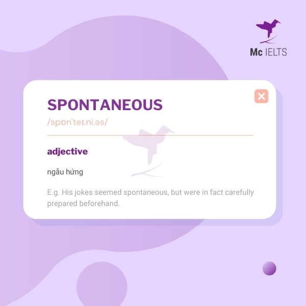 Vocabulary spontaneous topic Relatives