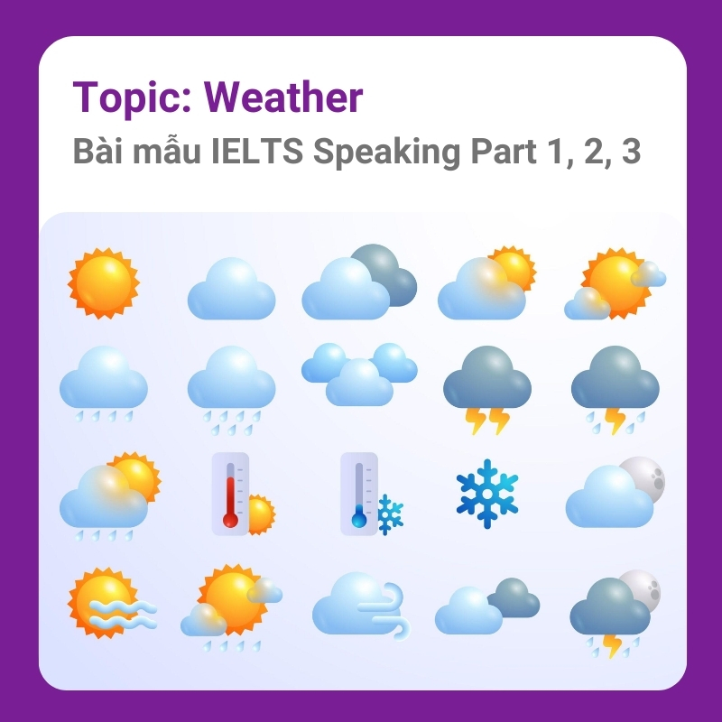 Weather IELTS Speaking