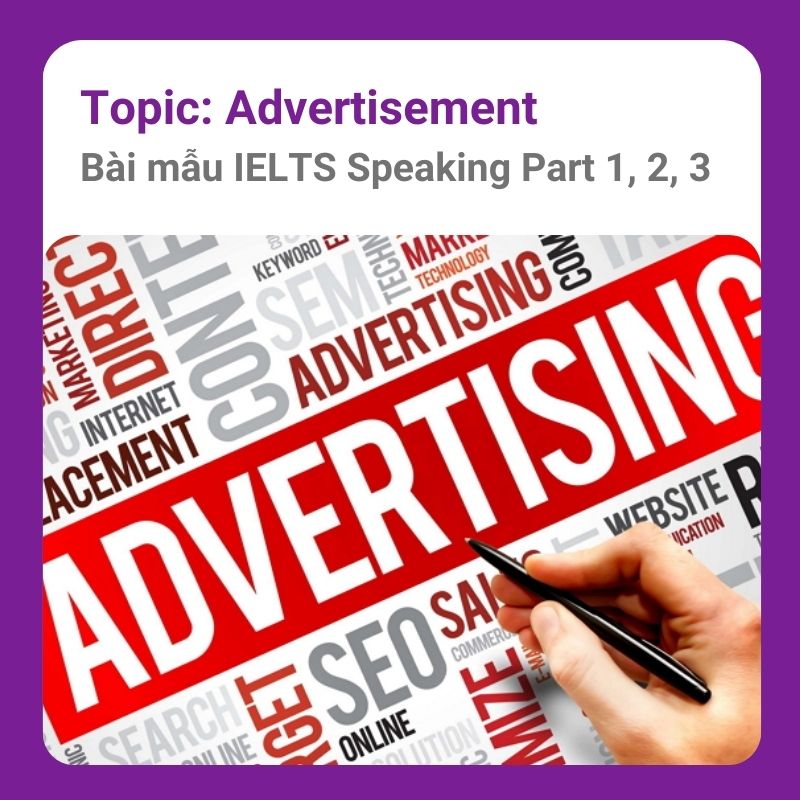 Advertisement IELTS Speaking