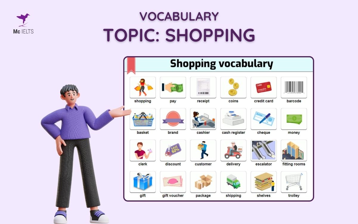 Từ vựng về Shopping IELTS