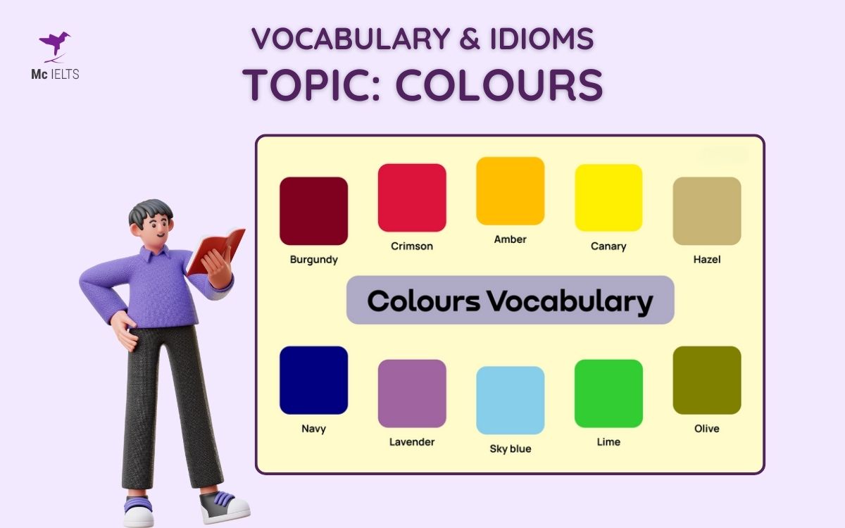 Từ vựng & idiom topic Color Speaking Part 1, 2, 3