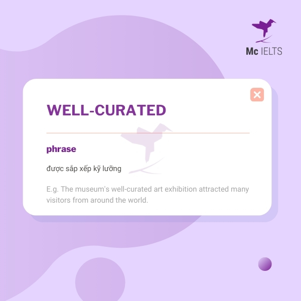 Vocabulary well-curated topic Museum