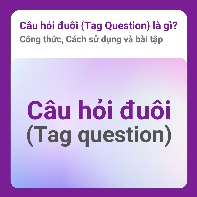 Câu hỏi đuôi