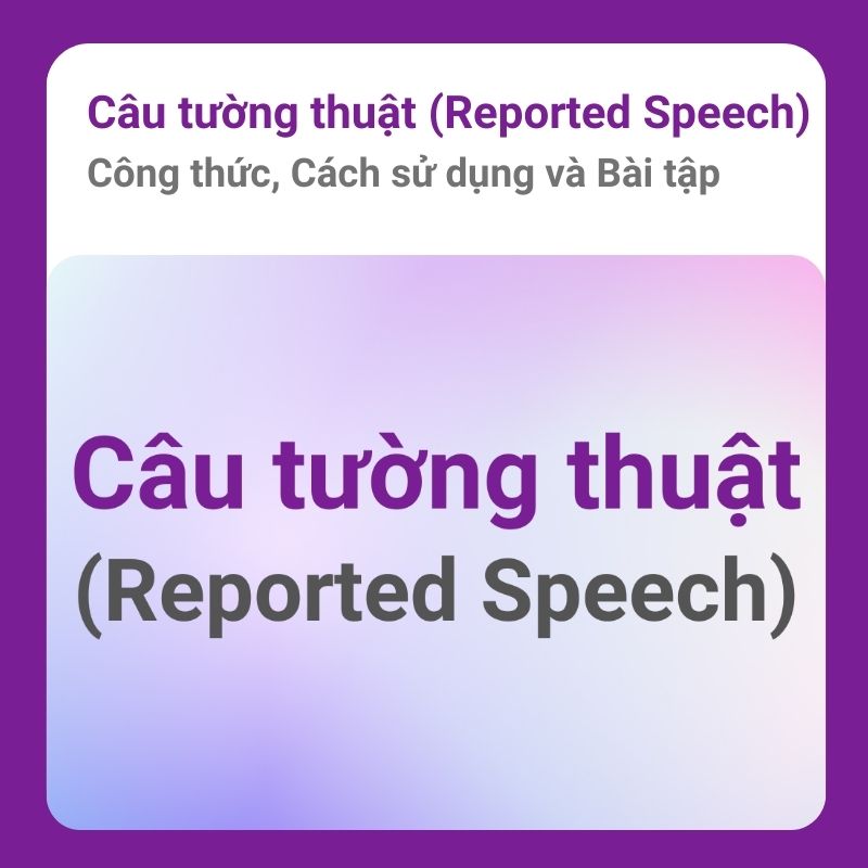 Câu tường thuật