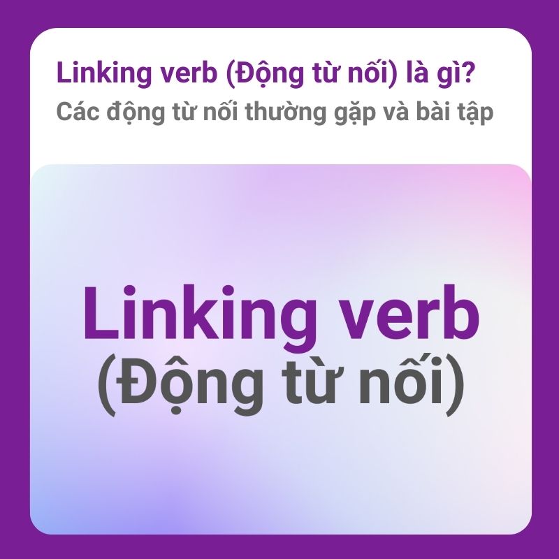 Linking verb