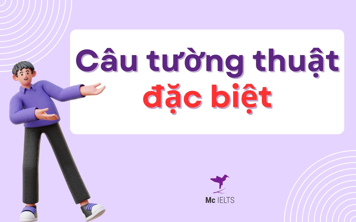 Công thức và bài tập Reported speech đặc biệt